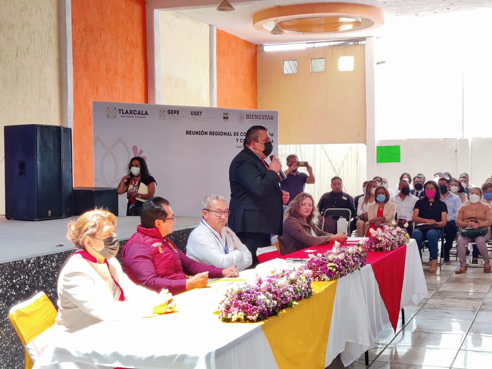 En reunión regional efectuada en Papalotla, anuncian inversión para mejorar escuelas